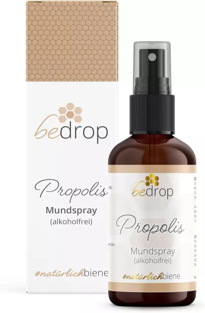 Bedrop Propolis Extrakt Spray Als Mundspray 30Ml Alkoholfrei & Wasserlöslich - A