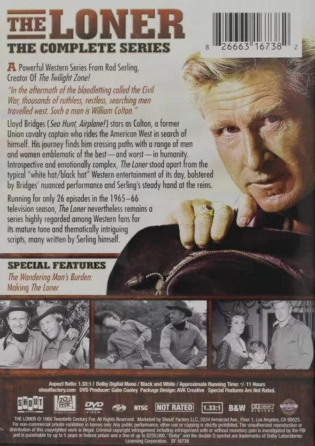 The Loner: The Complete Series (DVD) Lloyd Bridges (US IMPORT) 2