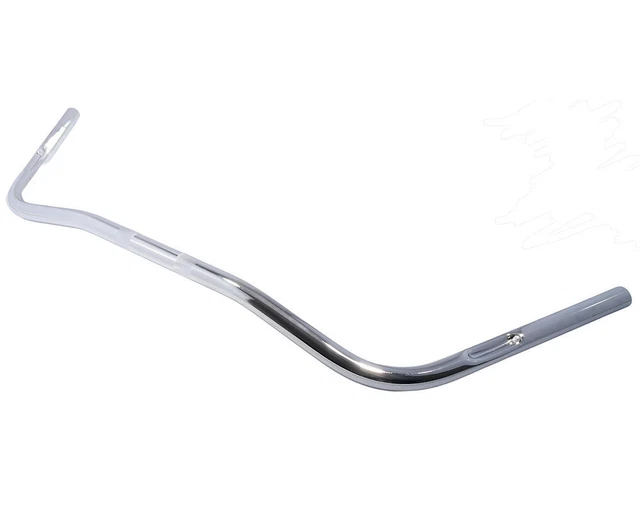 Guidon LSL Old Style L12 chromé 1 pouce 95cm avec ABE universel moto, Harley Dav