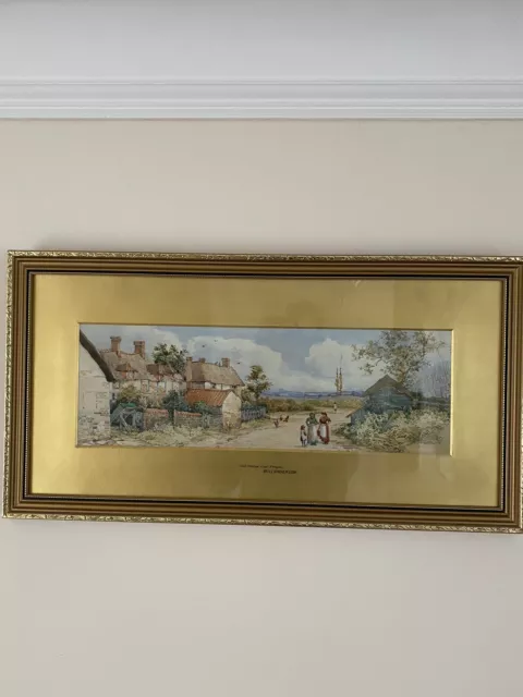 Will Anderson Signed Late 19th Century Original Water Colour “Old Cottage Froyle