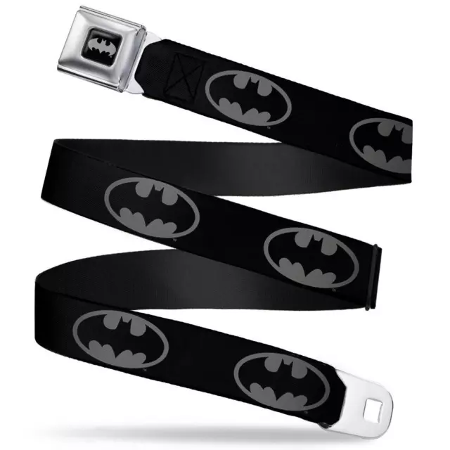 BATMAN Gürtel USA Seatbelt Style Edelstahl original DC Comics grau no shirt