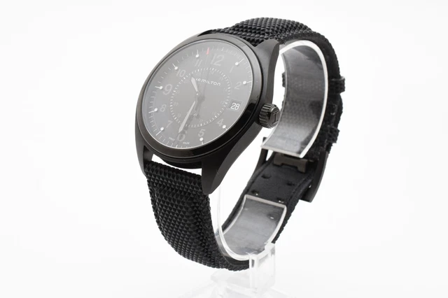 UNUSED IN BOX Hamilton Khaki Field H684010 Black Dial Quartz Men s Watch JAPAN 429.99 PicClick