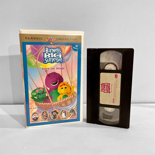Barney S Big Surprise Live On Stage Vhs Tape 1998 Musical Kids Sing Barney S Big Surprise Live On Stage Vhs Tape 1998 Musical Kids Sing