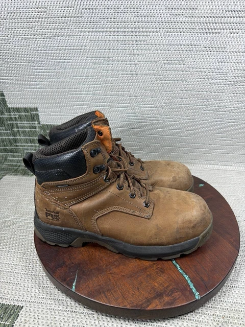 TIMBERLAND PRO BOOTS Mens Size 9.5 Wide Titan Ev Composite Toe Work ...
