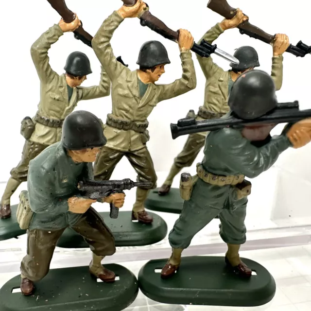 Britains Deetail World War 2 WW2 American Army Military Toy Infantry Soldier Lot