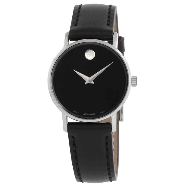 Movado Classic Museum Quartz Black Dial Men's Watch 0607317