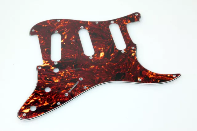 ST-Style Brown Tortoise "Typ 1" Real Cell. 62's Pickguard fits US-MEX Vintage