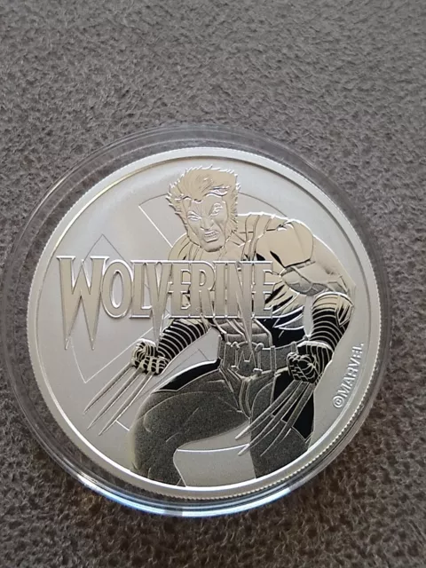 2021 Marvel Wolverine 1 Oz Fine Silver Bullion Coin. Perth Mint~Tuvalu
