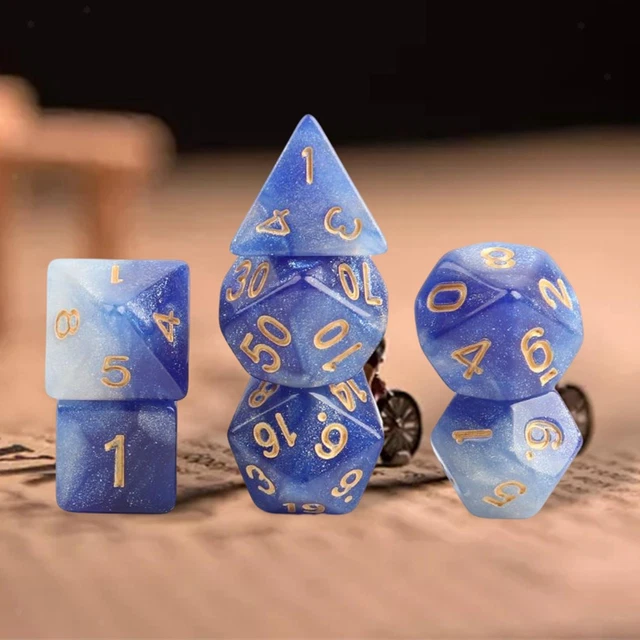 Set De 21 Dés Polyédriques 12 Faces + Sac - Pour Jeux De Rôle (D&D), Jeux De Société, Maths, Soirées Entre Amis - 12