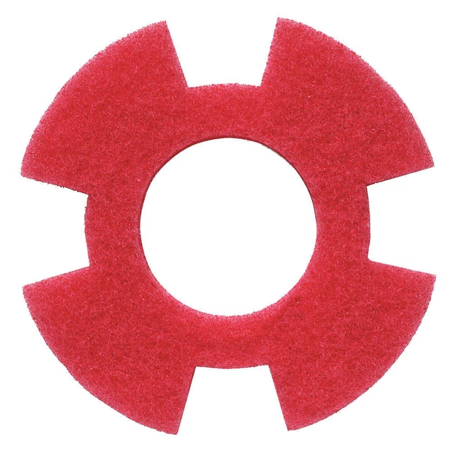 I-MOP 1234346 Cleaning Pad,Red,9" Pad,Trapezoid,PK10