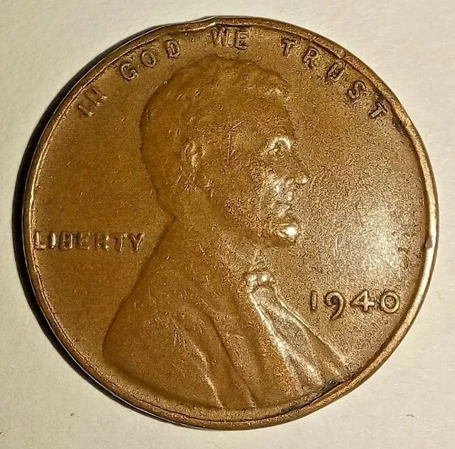 1940 P Usa Lincoln Head Penny - Small Cent - One Cent Coin - Wheat 1940-P