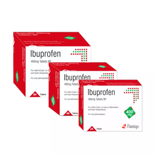 Ibuprofen 400mg Anti Inflammatory Tablets 48 - Pain relief (MAX 2)