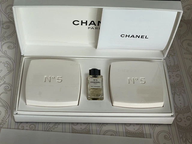 CHANEL NO. 5 Soap 75g x2 perfume 4ml set opened IN STOCK Japan £82.14 -  PicClick UK