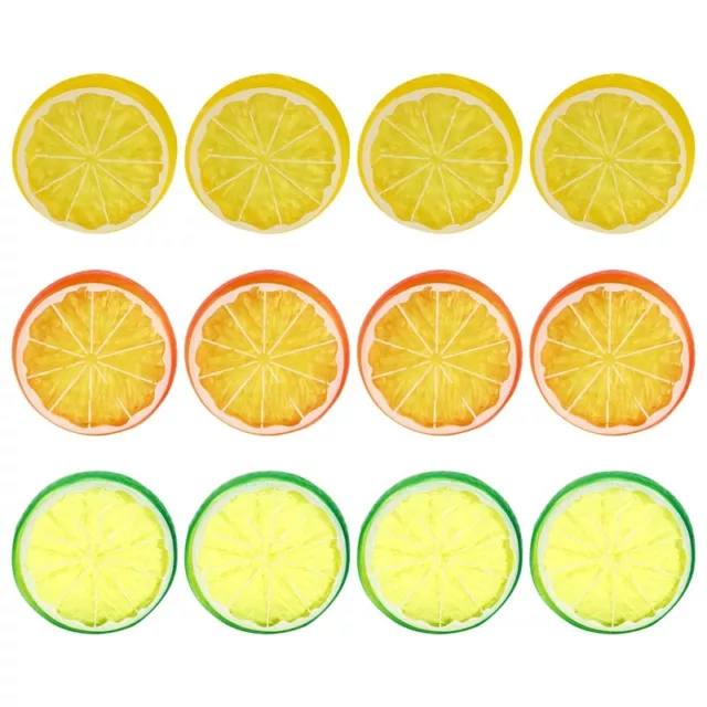 2X(Rodajas de LimóN Artificial, Fruta Artificial,  Rodajas de LimóN, Modelo5694