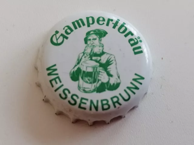 Kronkorken - Gampertbräu Weissenbrunn - bottle cap - kapsel - kroni