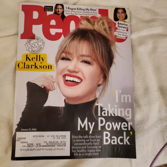 PEOPLE MAGAZINE 15. Januar 2024 Kelly Clarkson Cover America Ferrera