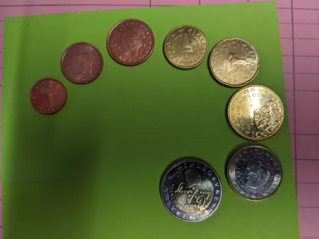 SLOVENIE série 2007 comprenant 8 pièces de 1 cent à 2€ UNC