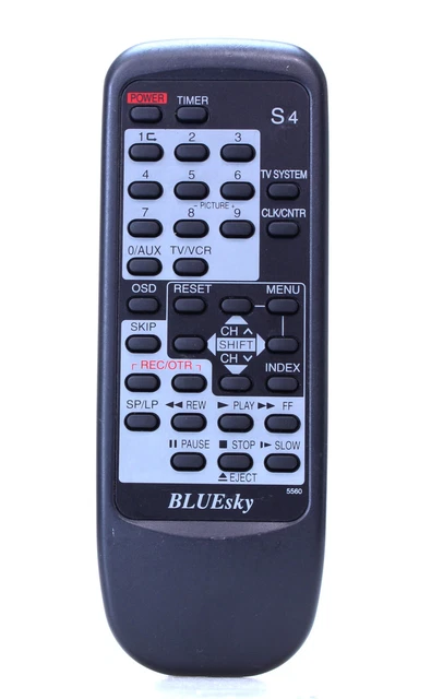Bluesky TR 640 – Magnétoscope VHS – Télécommande – Très bon