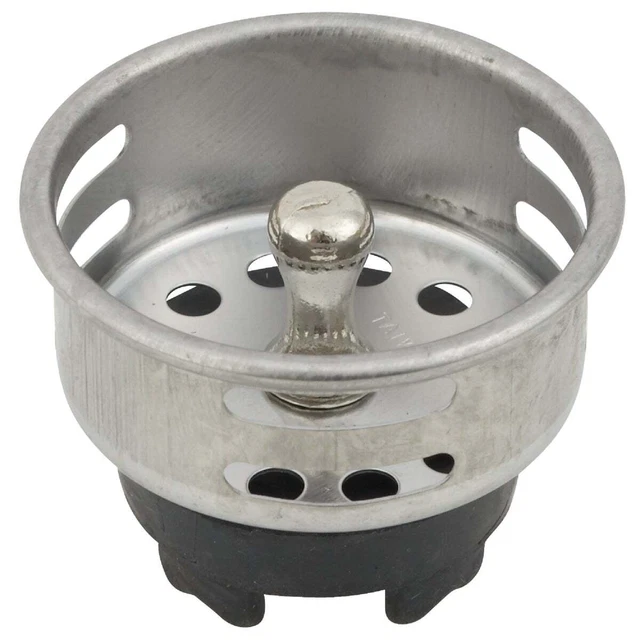 Do it 2 In. Chrome Jr. Duo Basket Strainer Stopper 456314 SIM Supply, Inc.