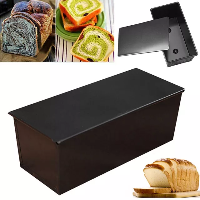 Nonstick Tin Bakeware Mould Kitchen Baking Bread Tray Cake Pan Toast Box Loaf AU