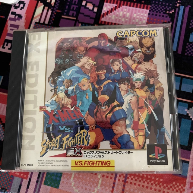 X-MEN VS STREET Fighter EX Edition PS1 Japan NTSC-J Capcom