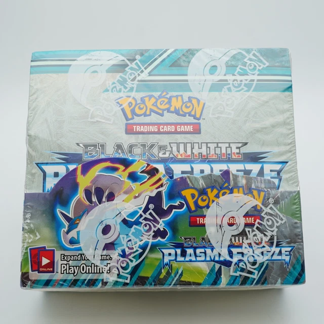 pokemon black and white plasma freeze booster box FOR SALE! backed by Team Plasma Energy B&W Plasma Freeze Booster Box