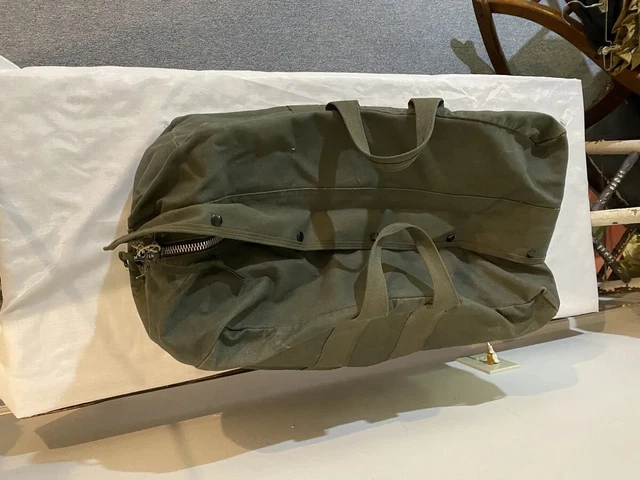 US Military IMPROVED DUFFEL BAG ZIPPER Flight Travel Camping NO