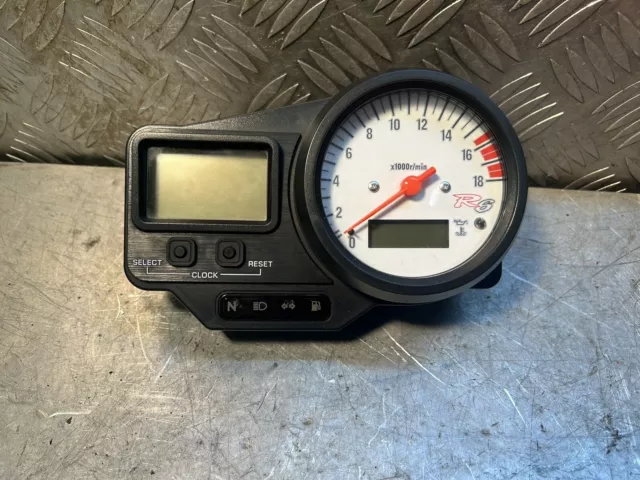 Yamaha R6 YZF 600 Clocks Set Speedo Gauges Mph  5EB 99-02