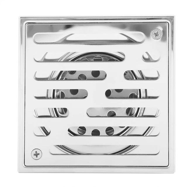 110*110mm Acero Inoxidable Antiolor Baño Desagüe Piso Puerta de Residuos MX