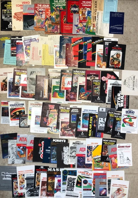 Atari 2600 manuals - you pick
