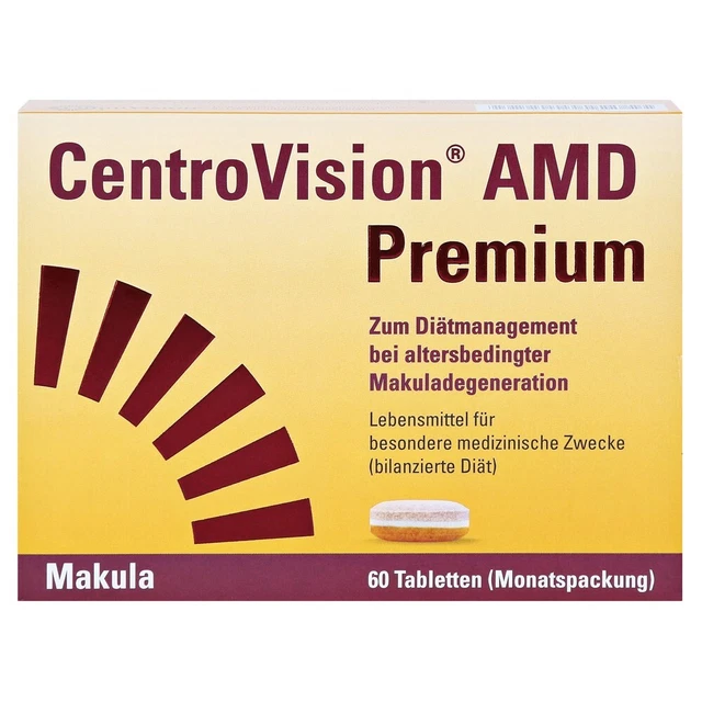 Tabletas CentroVision AMD Premium 60 unidades PZN 15584030