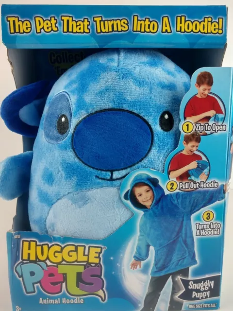 Huggle Pets Snuggly Puppy Hoodie One Size Fits All 3-11 Years  a pet into a hug!