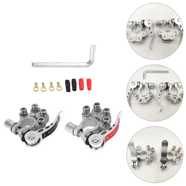 VEHICLE BATTERY CONNECTOR Terminal Clip Pure Copper Pile Head £12.39