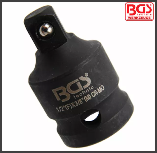 BGS - 1/2" int Down To 3/8" ext - Adapter - Impact Wrench - 173