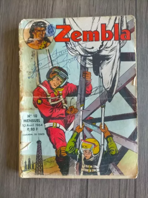 ZEMBLA n° 10 LUG EO 10/04/1964 GENGIS KHAN ROBERT HERBIN  FURY  MAC