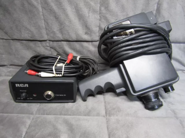 RCA VIDEO CAMERA Vintage BW003 w/ Power Supply Tested Please Read Description