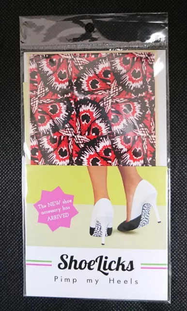 Shoe Licks 'Pimp My Heels' High Heel 'Fan Patterned' Stickers *New* Free P/P