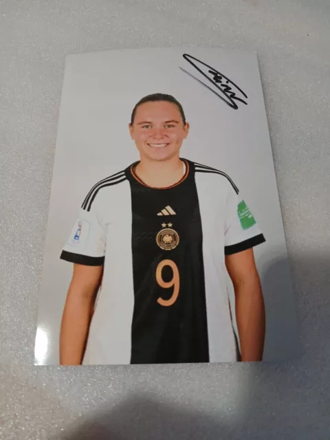 Signiertes Foto Marie Steiner DFB Frauen NEU