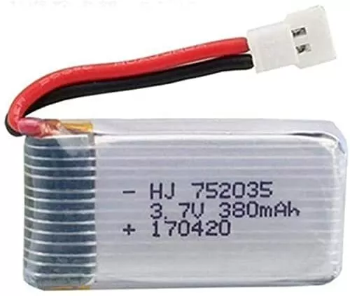 1 Piece Lipo Batterie 3.7v 380mAh Hubsan X4 H107c H107d H107L, Syma X11 X11C RC