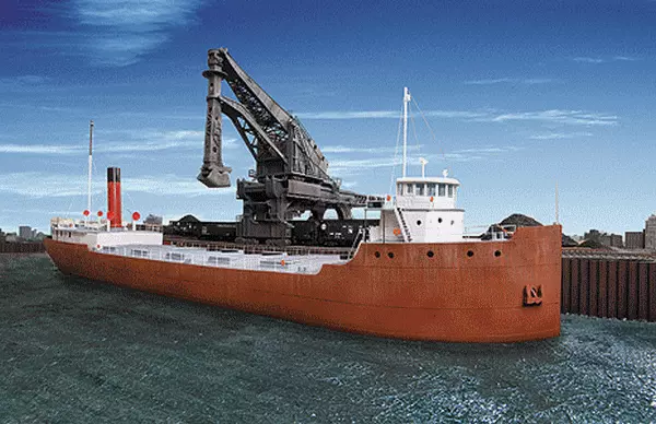 Spur HO - Bausatz Schiff Great Lakes Ore Boat -- 10501 NEU