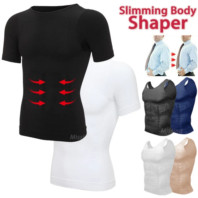 Nebility Shapewear Herren | Kompressionsshirt Für Bauch & Rücken Mit X-Design