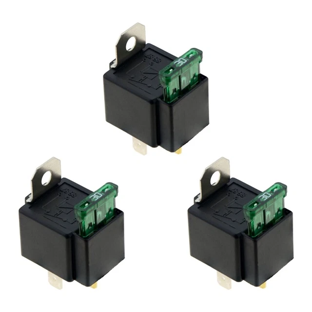 3X 4 PIN DC12V 30A Schmelze Trennen / Aus Automotive Schmelzrelais mit ...