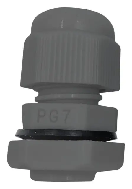 10pcs imperméable à l'eau M12 Pg7 Connecteurs de câble Spiral