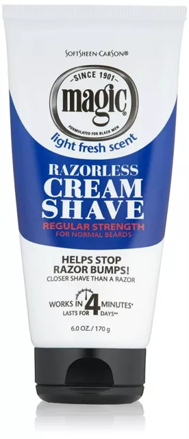 Softsheen Carson Magico senza Bisogno di Rasoio Depilazione Crema Rasatura -170g