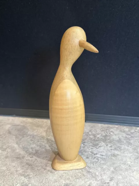 Vintage / Mid Century Oberlander Carved Wooden Bird Handarbeit in Switzerland