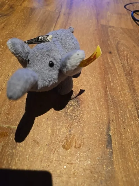 Steiff Tier Schlüsselanhänger Elefant 11 cm. Top Zustand