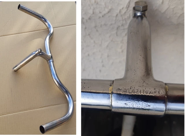 ANCIEN GUIDON GUID ALUMINIUM DE VELO OCCASION