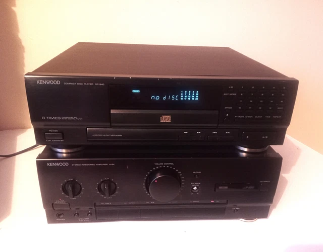 KENWOOD A54 STEREO Integrated Amplifier + Kenwood DP940 CD Player