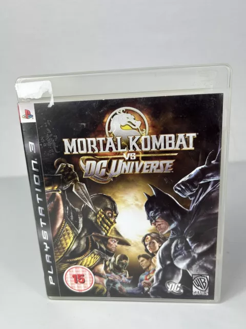 Mortal Kombat Vs DC Universe Ps3 Sony PlayStation 3 Game Complete W Manual PAL