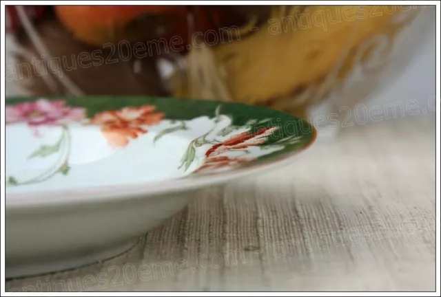 Assiette creuse en porcelaine de Limoges Bernardaud modèle Colette - Soup plate 2